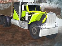 Truck Driver: Snowy Roads