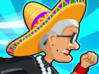 Verrückte Oma in Mexiko